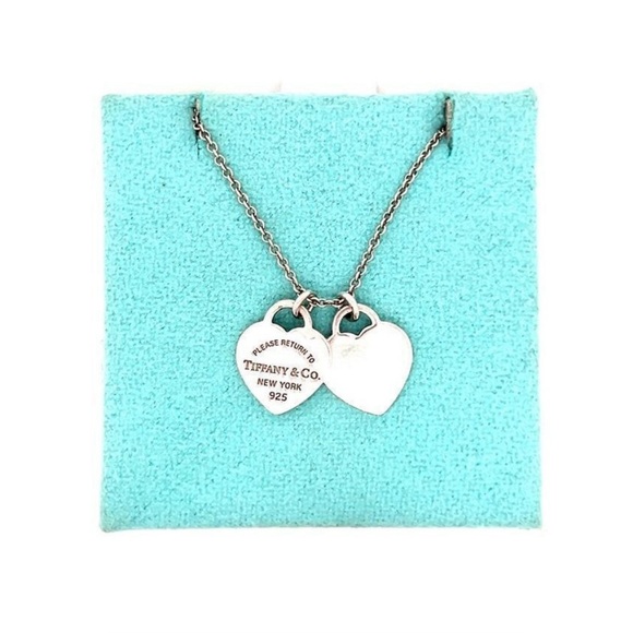 Tiffany & Co. Silver Hearts Charm Necklace - Picture 5 of 5
